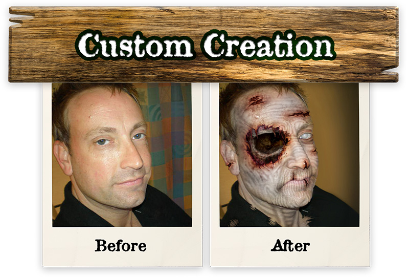 Zombify Yourself - turn your photo into a zombie with a custom, one of a kind creation